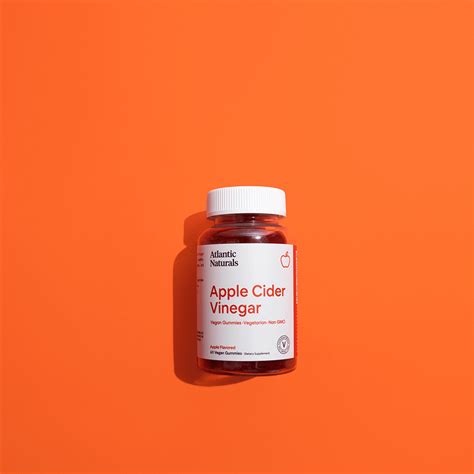 Organic Apple Cider Vinegar Gummies | Vegan 60ct – Atlantic Naturals