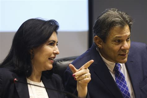 Haddad e Tebet se reúnem para discutir âncora fiscal - Crusoé