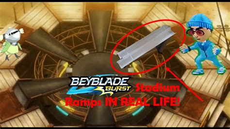 Beyblade burst Anime stadium ramps in real life - YouTube