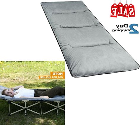 Cot Mattress Pad XL Camping Comfortable Cotton Thick