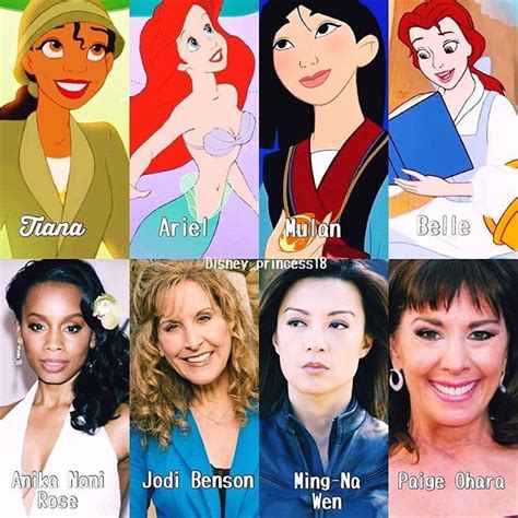 Disney Remake on Instagram: “ 👑 Animated Disney Princesses and their Voice Actors! Which is your ...