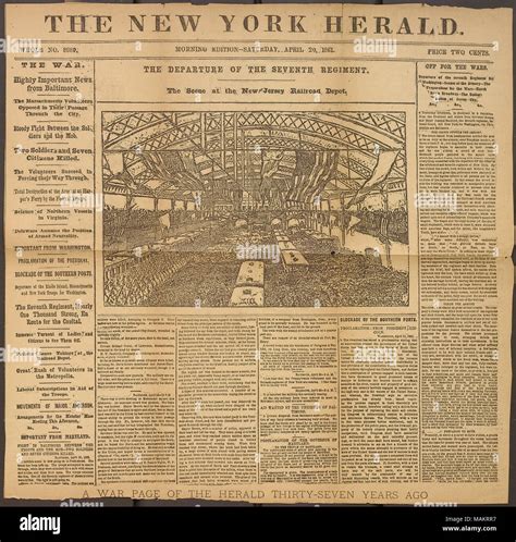 New york herald newspaper hi-res stock photography and images - Alamy