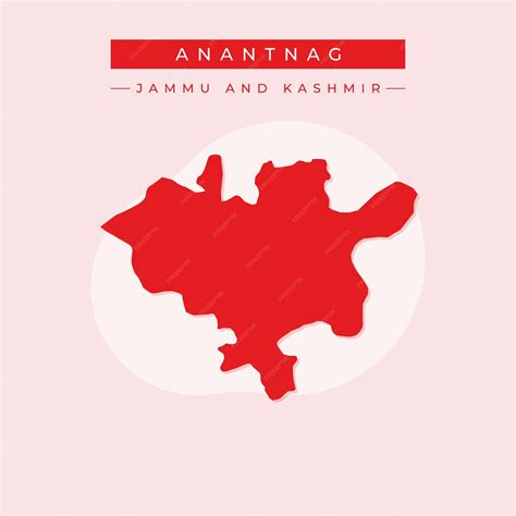 Premium Vector | Map of anantnag city map vector illustration vector of ...