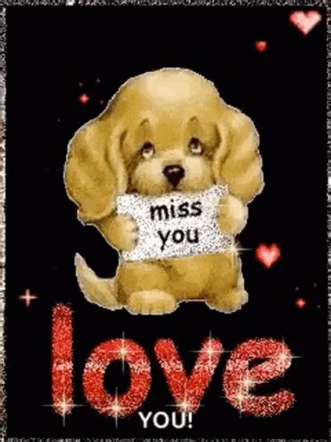 Miss You Love GIF - Miss You Love Dog - Discover & Share GIFs