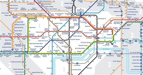 Tube Map Reveals Walking Distances Between Different London Underground ...