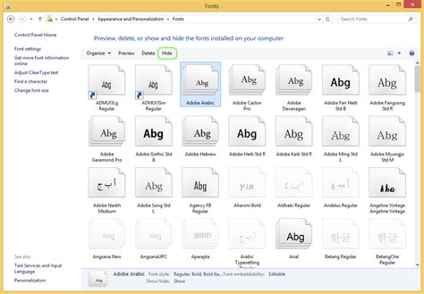 How to install new fonts in Windows