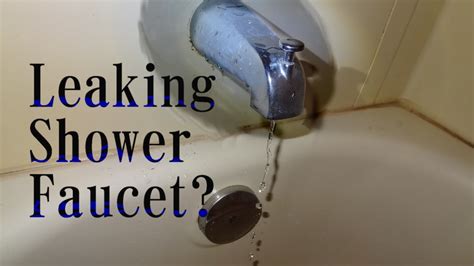 How to Fix a Leaking Shower Faucet (Single Knob Type), with Inside Tip - YouTube