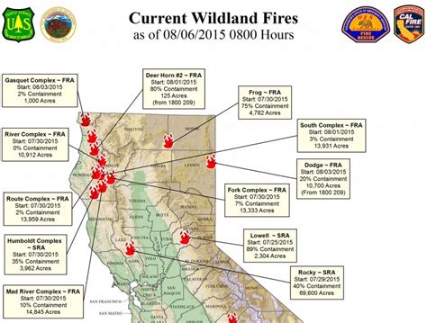 Northern California Fire Map - Printable Maps