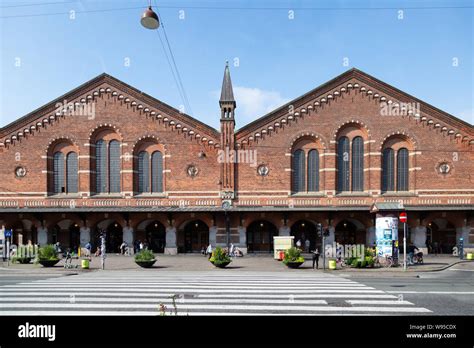 Copenhagen Central Station exterior; the main railway station in ...