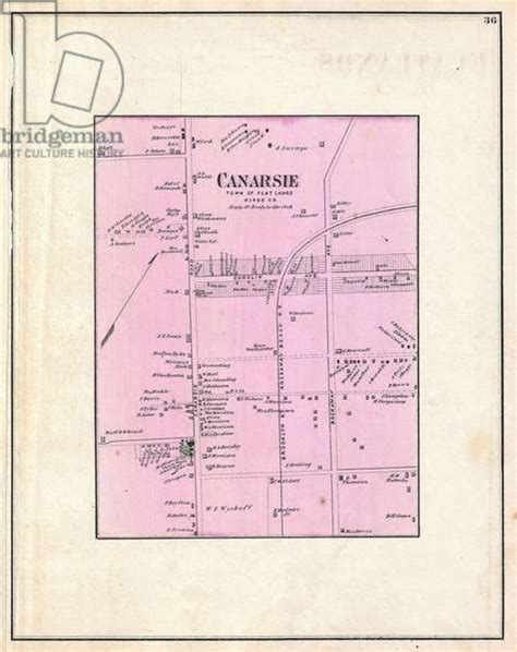 1873, Beers Map of Canarsie, Brooklyn, New York City by