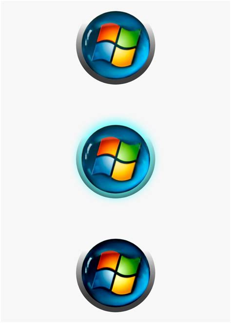 Windows 7 Start Button Small, HD Png Download , Transparent Png Image ...