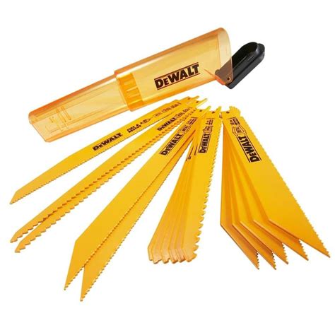 DEWALT Bi-Metal Reciprocating Saw Blade Set with Case (16-Piece) DW4899 ...