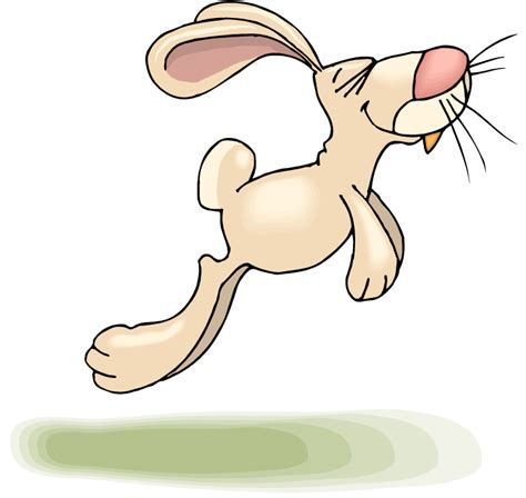 Jumping Bunny Png Hop Clipart - Clip Art Library