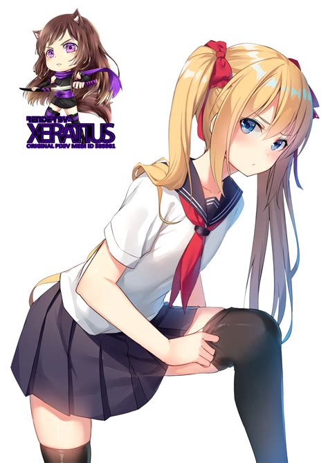 Anime Girl Render #1 by Xeratius on DeviantArt