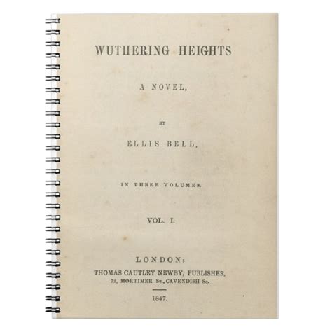 Wuthering Heights Original 1847 Book Cover | Zazzle.com