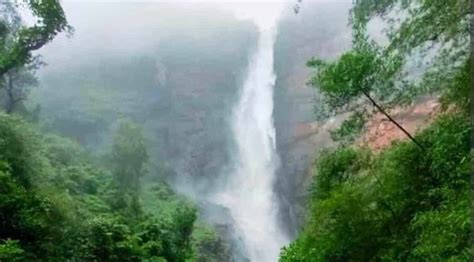 Over 40 tourists trapped at Muthyala Dhara waterfalls in Telangana's ...