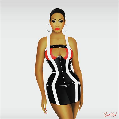 Beyonce - Green Light 1 Digital Art by Bo Kev | Pixels