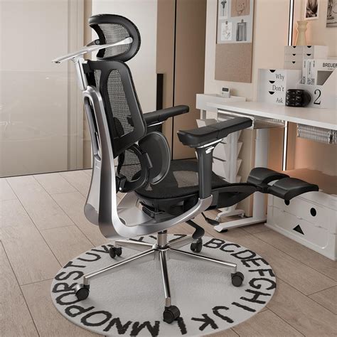 HBADA E3 Ergonomic Office Chair (With footrest) -Black