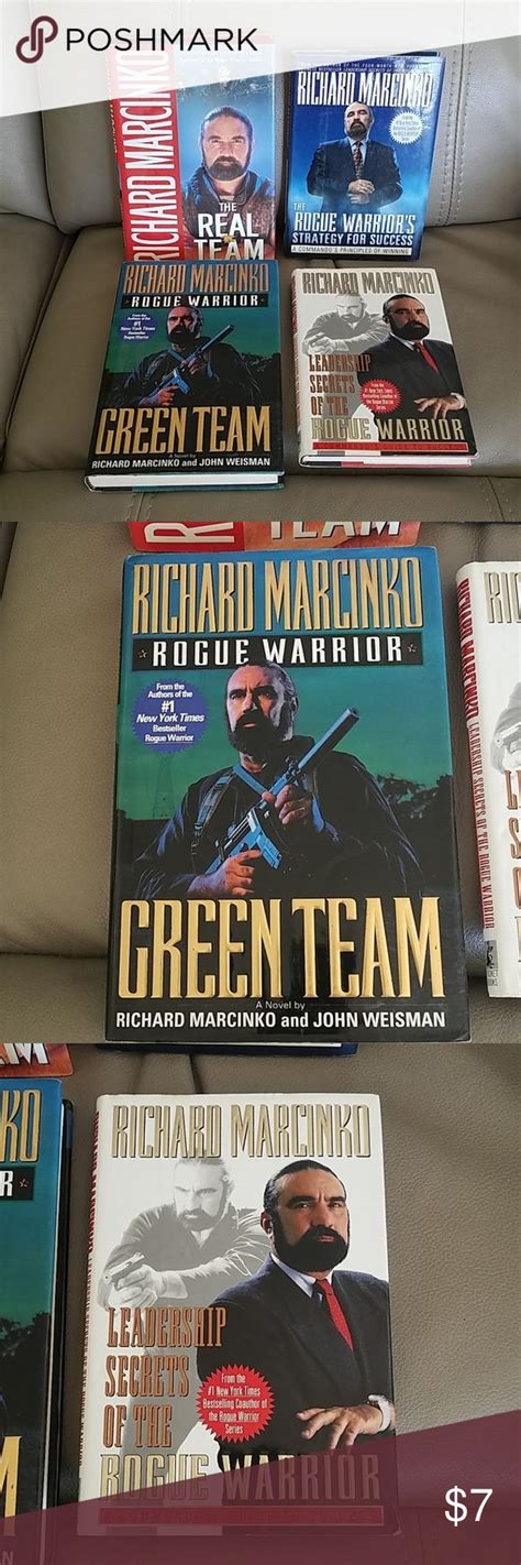 Richard Marcinko book bundle Hardcover books in good condition. - The Real Team. Includes ...