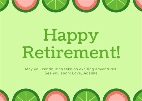 Free Retirement Cards Templates To Customize Canva Webex Virtual Background Images Funny