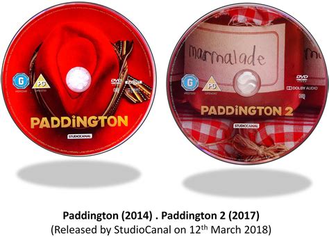 Paddington and Paddington 2 UK DVD Disc Set by gikesmanners1995 on ...