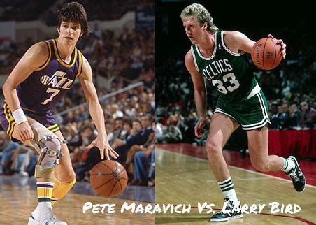 Pete Maravich VS Larry Bird [Video Highlights]