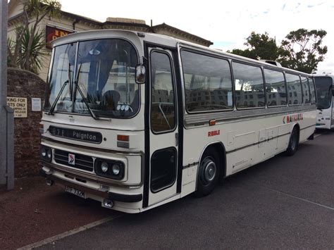 UTF732M Duple Dominant 1 in original National Ribble livery spotted in Paignton Devon Sunday ...