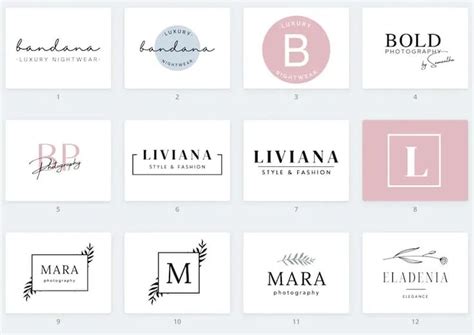 Logo Template Canva Logo Templates Bundles Logo Template - Etsy | Logo ...