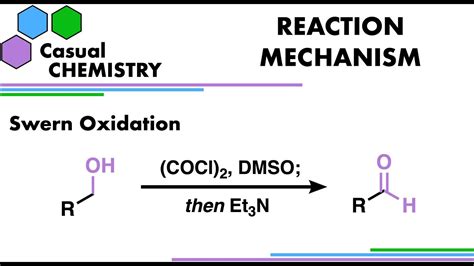 Swern Oxidation - Organic Chemistry, Reaction Mechanism - YouTube