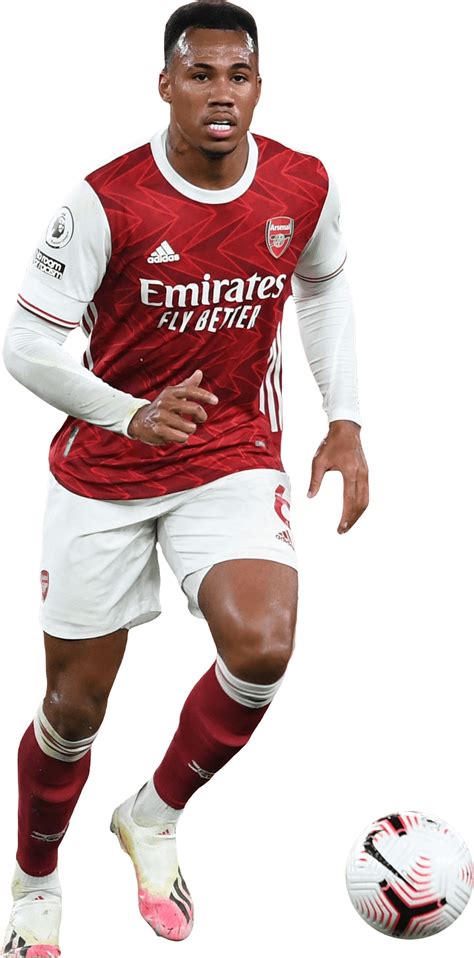 Gabriel Magalhães Arsenal football render - FootyRenders