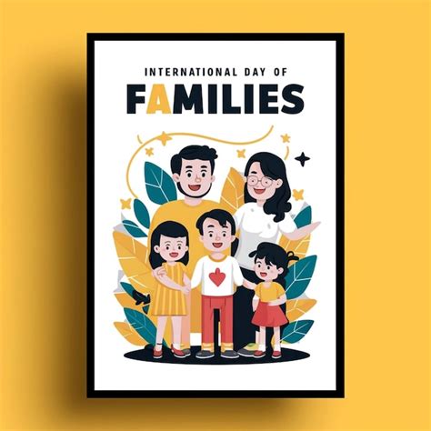 Premium Photo | International Day Of Families Poster Design