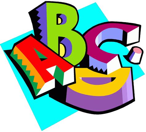 ABC letters clipart free image download