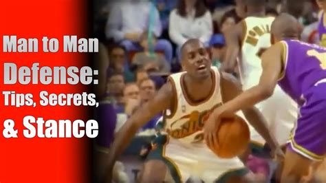 Basketball Defense Tips, Techniques & Stance - Man to Man Defense - YouTube