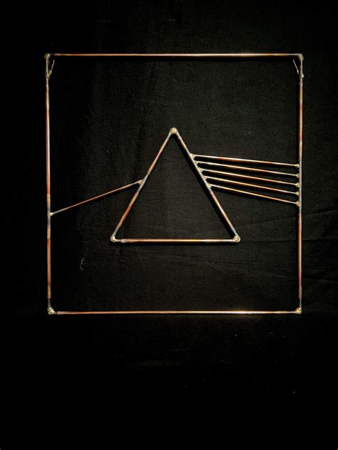 Dark Side of the Moon Pink Floyd Prism Metal Wall Hanging - Etsy