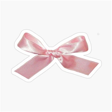 "Coquette balletcore ribbon bow " Sticker for Sale by Pixiedrop | Cute ...