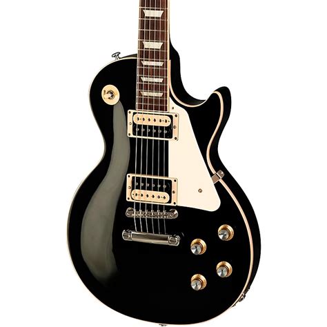 Gibson Les Paul Classic Electric Guitar Ebony | Guitar Center