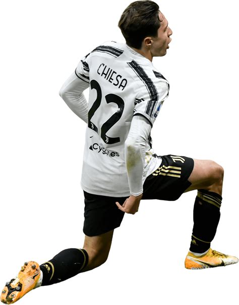 Federico Chiesa Juventus football render - FootyRenders