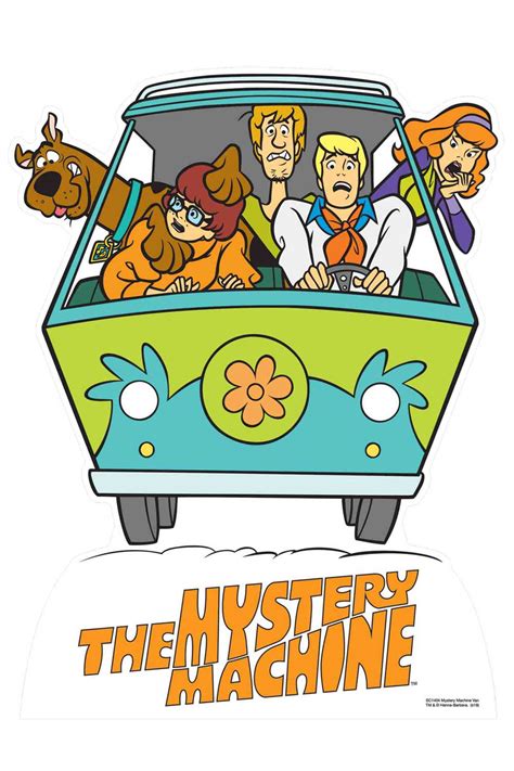 Fred's Mystery Machine Van from Scooby Doo Cardboard Cutout