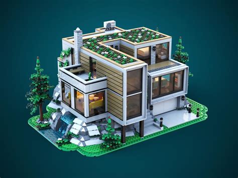 LEGO MOC Modern House by LEt.sGO | Rebrickable - Build with LEGO