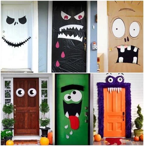 Ideas Decoración Puertas Halloween Que Den Miedo Caseras