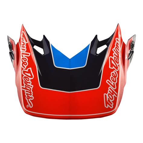 Troy Lee Designs Visor SE4 Carbon Squadra - Orange | Maciag Offroad