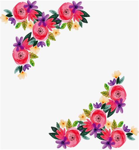 Rose Border Vector at Vectorified.com | Collection of Rose Border ...