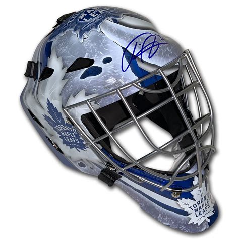 Frederik Andersen Autographed Toronto Maple Leafs Goalie Mask - NHL ...