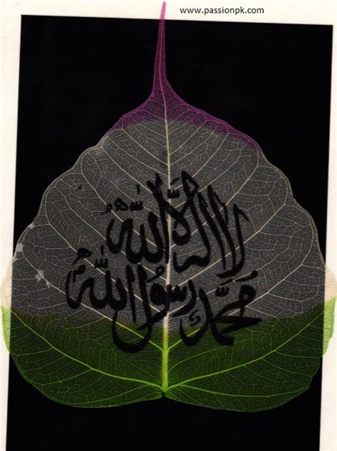 PASSIONPK: Handmade Islamic Calligraphy Of First Kalma Written On ...