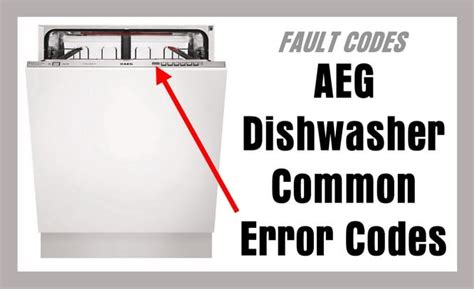 AEG Dishwasher Error Codes - How To Fix & Clear Fault Code?