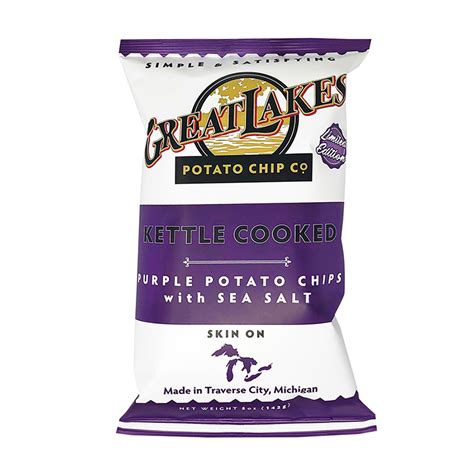 Purple Potato Chips with Sea Salt | Great Lakes Potato Chips