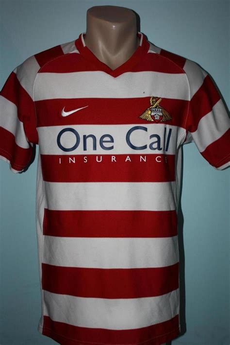 Doncaster Rovers Home football shirt 2012 - 2013. Sponsored by One Call Insurance