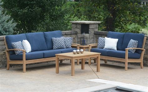 Teak Deep Seating Patio Furniture: Outdoor Sectionals & Sets