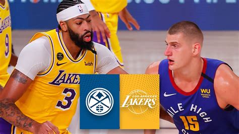 Denver Nuggets vs. Los Angeles Lakers [GAME 1 HIGHLIGHTS] | 2020 NBA ...