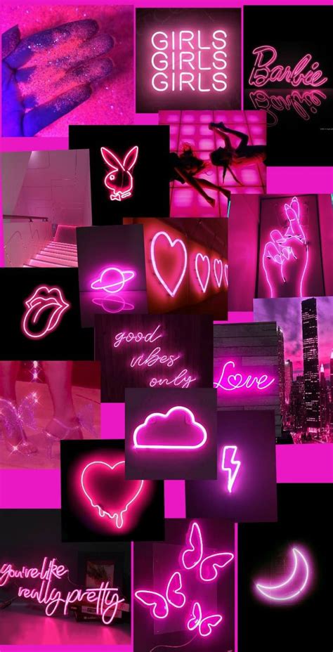 neon pink aesthetics💖 | Pretty wallpaper iphone, Pink wallpaper girly, Iphone wallpaper girly